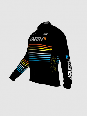 Podiumwear Men's Gold Merino Wool Long Sleeve Jersey