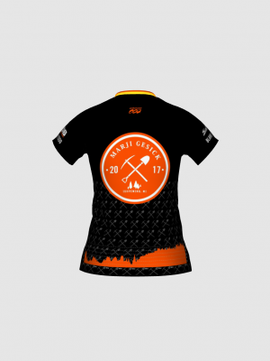 Podiumwear Women's Silver Short Sleeve MTB Jersey - NEW FABRIC 2025!