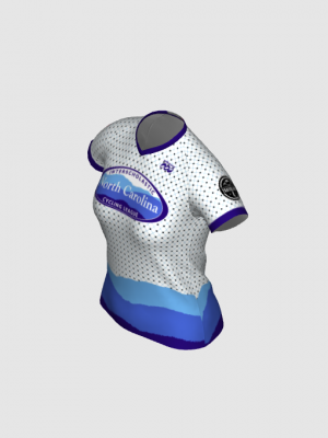 Podiumwear Women's Silver Short Sleeve MTB Jersey - NEW FABRIC 2025!