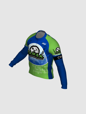 Podiumwear Men's Gold Merino Wool Long Sleeve Jersey
