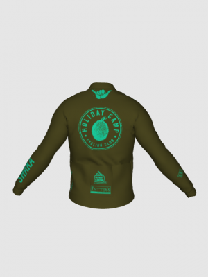 Podiumwear Men's Gold Merino Wool Long Sleeve Jersey