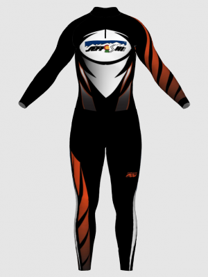 Podiumwear Unisex Bronze Two-Piece Race Suit