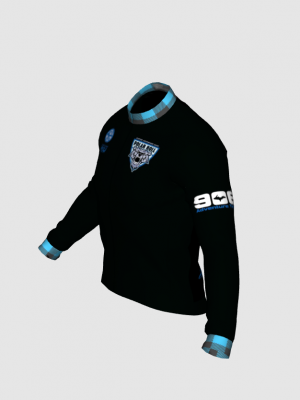 Podiumwear Men's Gold Merino Wool Long Sleeve Jersey