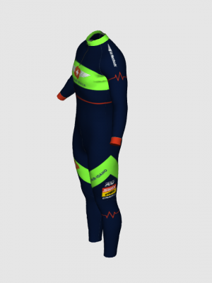 Podiumwear Unisex Bronze Two-Piece Race Suit