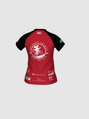 Podiumwear Women's Silver Short Sleeve MTB Jersey - NEW FABRIC 2025!