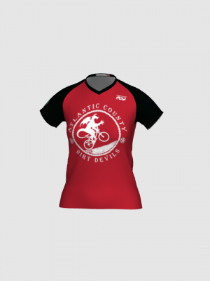 Podiumwear Women's Silver Short Sleeve MTB Jersey