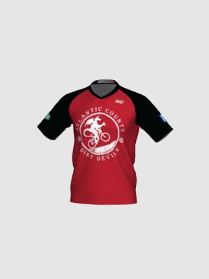 Podiumwear Men's Silver Short Sleeve MTB Jersey - New Fabric 2025!