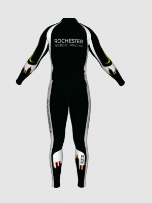 Podiumwear Unisex Silver Two-Piece Race Suit