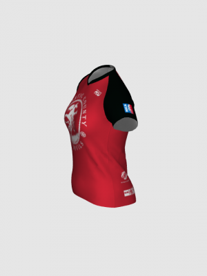 Podiumwear Women's Silver Short Sleeve MTB Jersey - NEW FABRIC 2025!