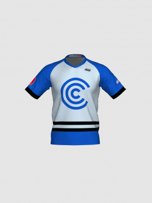 Podiumwear Men's Silver Short Sleeve MTB Jersey - New Fabric 2025!