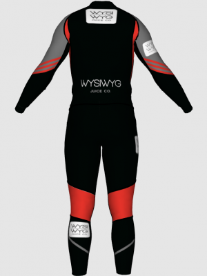 Podiumwear Unisex Gold Two-Piece Race Suit