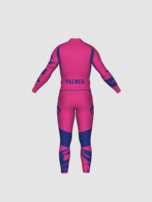 Podiumwear Unisex Gold Two-Piece Race Suit