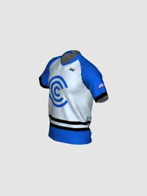 Podiumwear Men's Silver Short Sleeve MTB Jersey - New Fabric 2025!