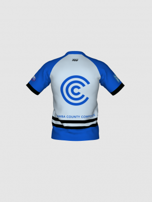Podiumwear Men's Silver Short Sleeve MTB Jersey - New Fabric 2025!
