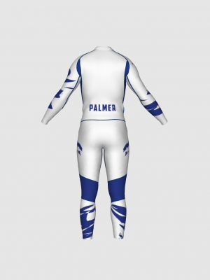 Podiumwear Unisex Gold Two-Piece Race Suit