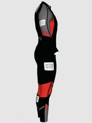 Podiumwear Unisex Gold Two-Piece Race Suit