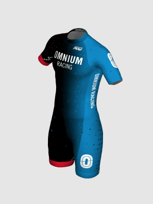 Podiumwear Men's Short Sleeve Skinsuit with Pockets