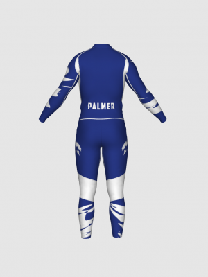 Podiumwear Unisex Gold Two-Piece Race Suit