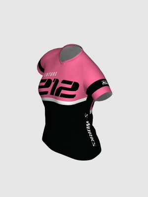 Podiumwear Women's Silver Short Sleeve MTB Jersey - NEW FABRIC 2025!