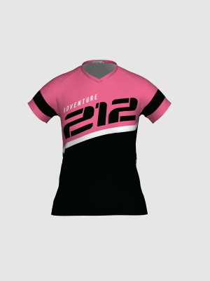 Podiumwear Women's Silver Short Sleeve MTB Jersey - NEW FABRIC 2025!
