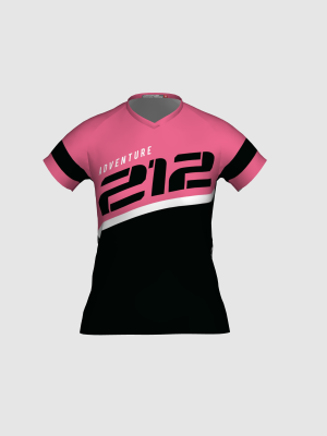 Podiumwear Women's Silver Short Sleeve MTB Jersey