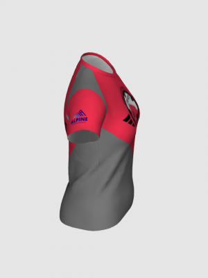 Podiumwear Women's Silver Short Sleeve MTB Jersey - NEW FABRIC 2025!