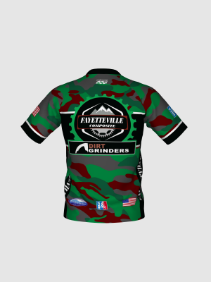 Podiumwear Men's Silver Short Sleeve MTB Jersey - New Fabric 2025!