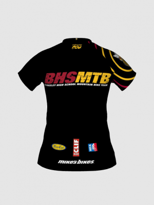 Podiumwear Women's Silver Short Sleeve MTB Jersey - NEW FABRIC 2025!