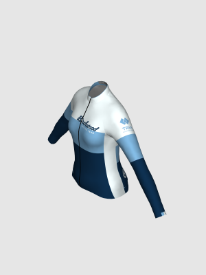 Podiumwear Women's Silver Long Sleeve Jersey