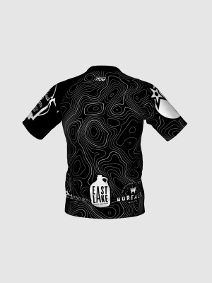Podiumwear Men's Silver Short Sleeve MTB Jersey - New Fabric 2025!