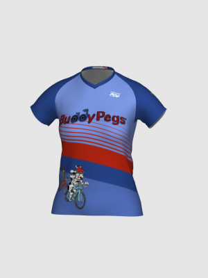 Podiumwear Women's Silver Short Sleeve MTB Jersey - NEW FABRIC 2025!