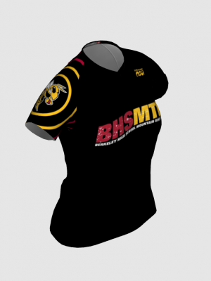 Podiumwear Women's Silver Short Sleeve MTB Jersey - NEW FABRIC 2025!