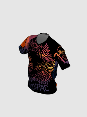 Podiumwear Men's Silver Short Sleeve MTB Jersey - New Fabric 2025!