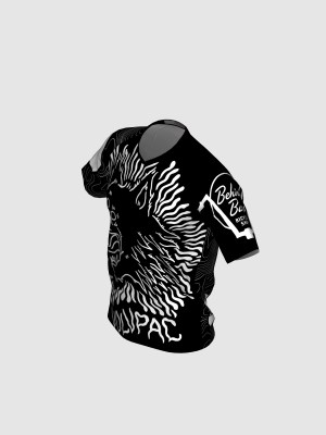 Podiumwear Men's Silver Short Sleeve MTB Jersey - New Fabric 2025!