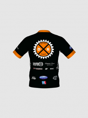 Podiumwear Men's Silver Short Sleeve MTB Jersey - New Fabric 2025!
