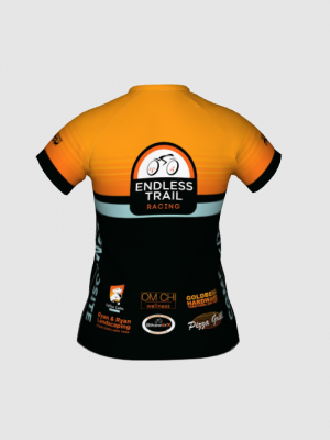 Podiumwear Women's Silver Short Sleeve MTB Jersey - NEW FABRIC 2025!