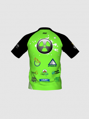 Podiumwear Men's Silver Short Sleeve MTB Jersey - New Fabric 2025!