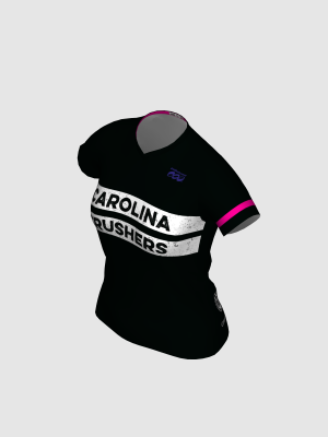 Podiumwear Women's Silver Short Sleeve MTB Jersey - NEW FABRIC 2025!