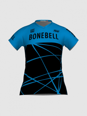 Podiumwear Women's Silver Short Sleeve MTB Jersey - NEW FABRIC 2025!