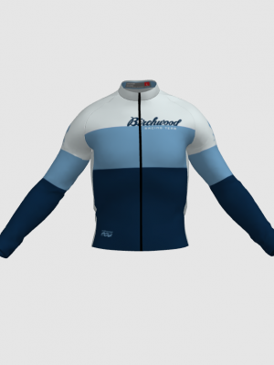 Podiumwear Men's Silver Long Sleeve Jersey