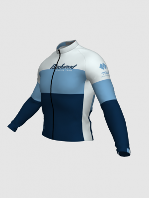 Podiumwear Men's Silver Long Sleeve Jersey