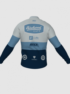 Podiumwear Men's Gold Merino Wool Long Sleeve Jersey