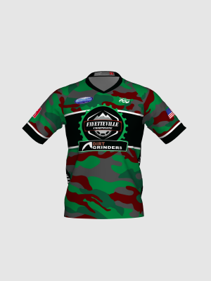 Podiumwear Men's Silver Short Sleeve MTB Jersey - New Fabric 2025!