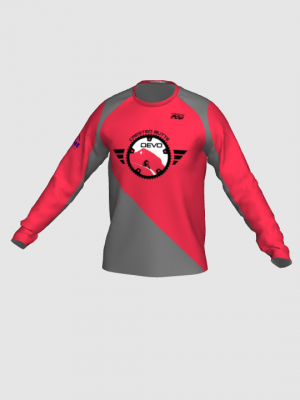 Podiumwear Unisex Silver Long Sleeve Tech Tee - New Fabric 2025!