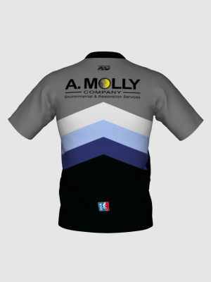 Podiumwear Men's Silver Short Sleeve MTB Jersey - New Fabric 2025!