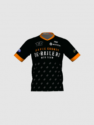 Podiumwear Men's Silver Short Sleeve MTB Jersey - New Fabric 2025!