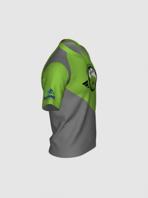 Podiumwear Men's Silver Short Sleeve MTB Jersey - New Fabric 2025!