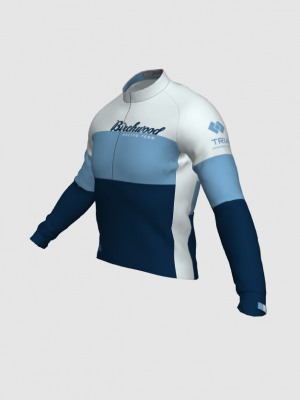 Podiumwear Men's Gold Merino Wool Long Sleeve Jersey