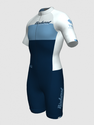 Podiumwear Men's Short Sleeve Skinsuit with Pockets