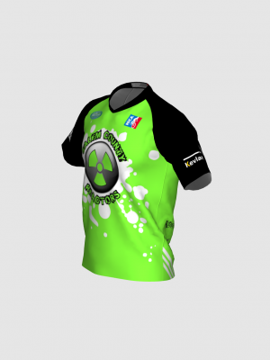Podiumwear Men's Silver Short Sleeve MTB Jersey - New Fabric 2025!
